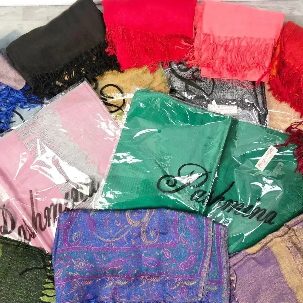 LOT of PASHMINA Style Scarves/Wraps - PICK YOUR COLORS!